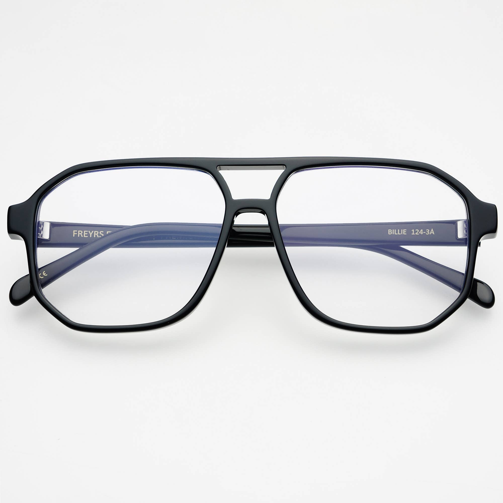 Billie Blue Light Readers Reading Glasses Unisex Eyeglasses : Black / +1.00