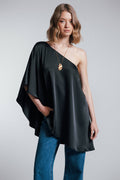 Asymmetric Satin Top