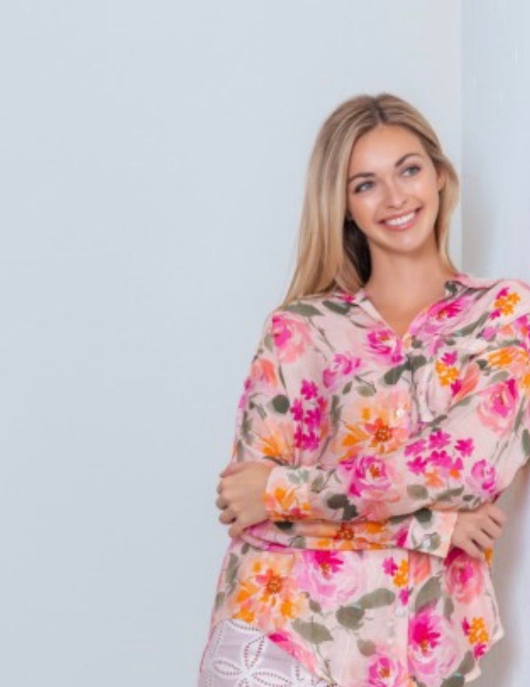 Floral Sheer Blouse