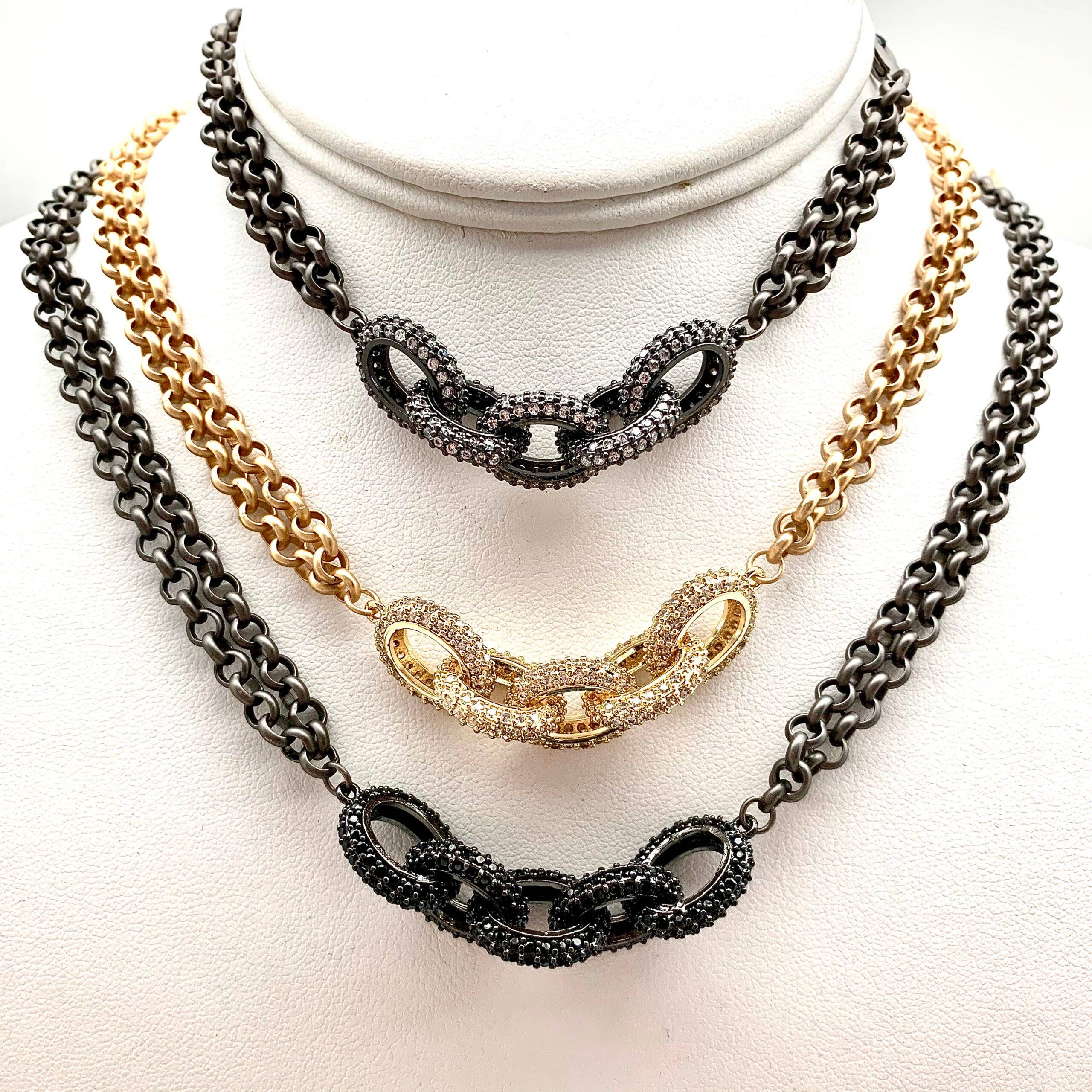Chain Link Choker: Gold