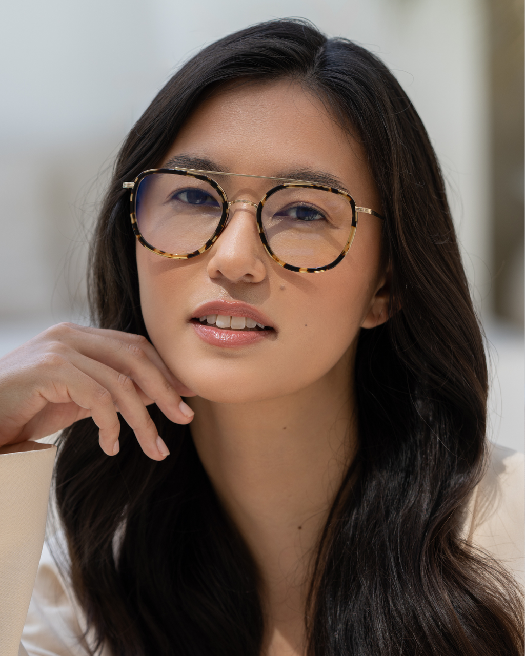 Weston Blue Light Readers Reading Glasses Unisex Eyeglasses : Yellow Tortoise / +1