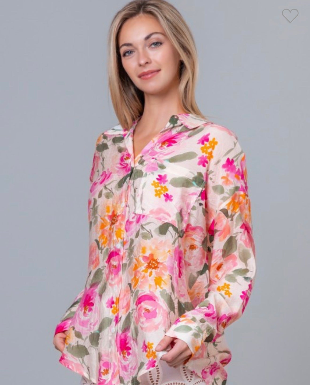 Floral Sheer Blouse