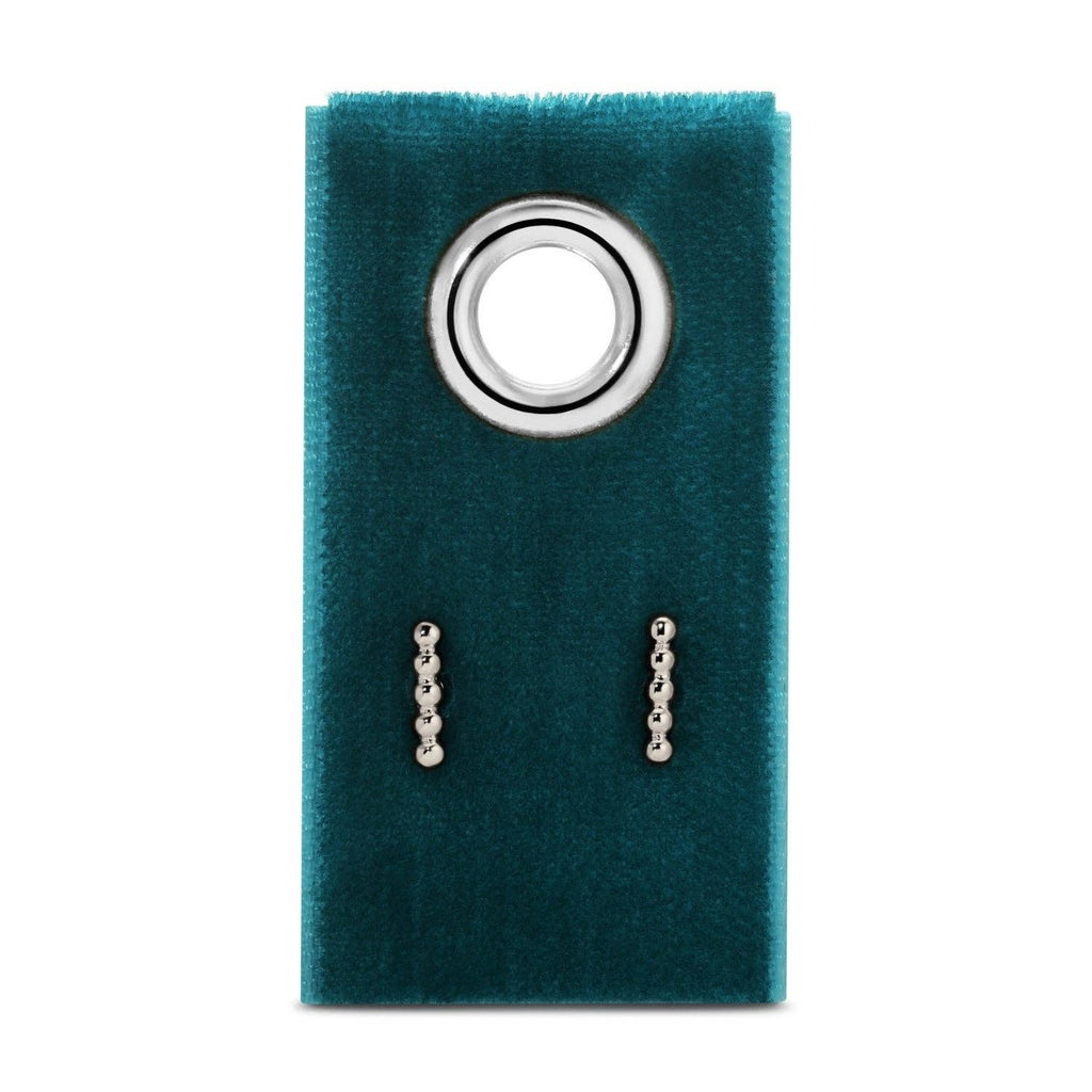 Dot Bar Stud On Velvet Tag: Gold