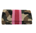 Camo Beaded Clutch