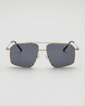 Arden Sunglasses: Black/Gold / 100% UV Protection