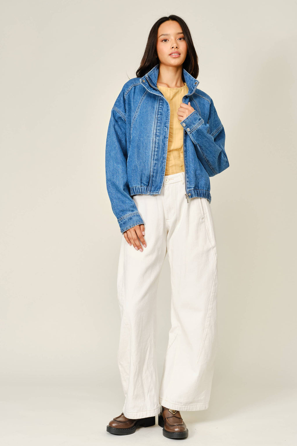 Denim Bomber Jacket