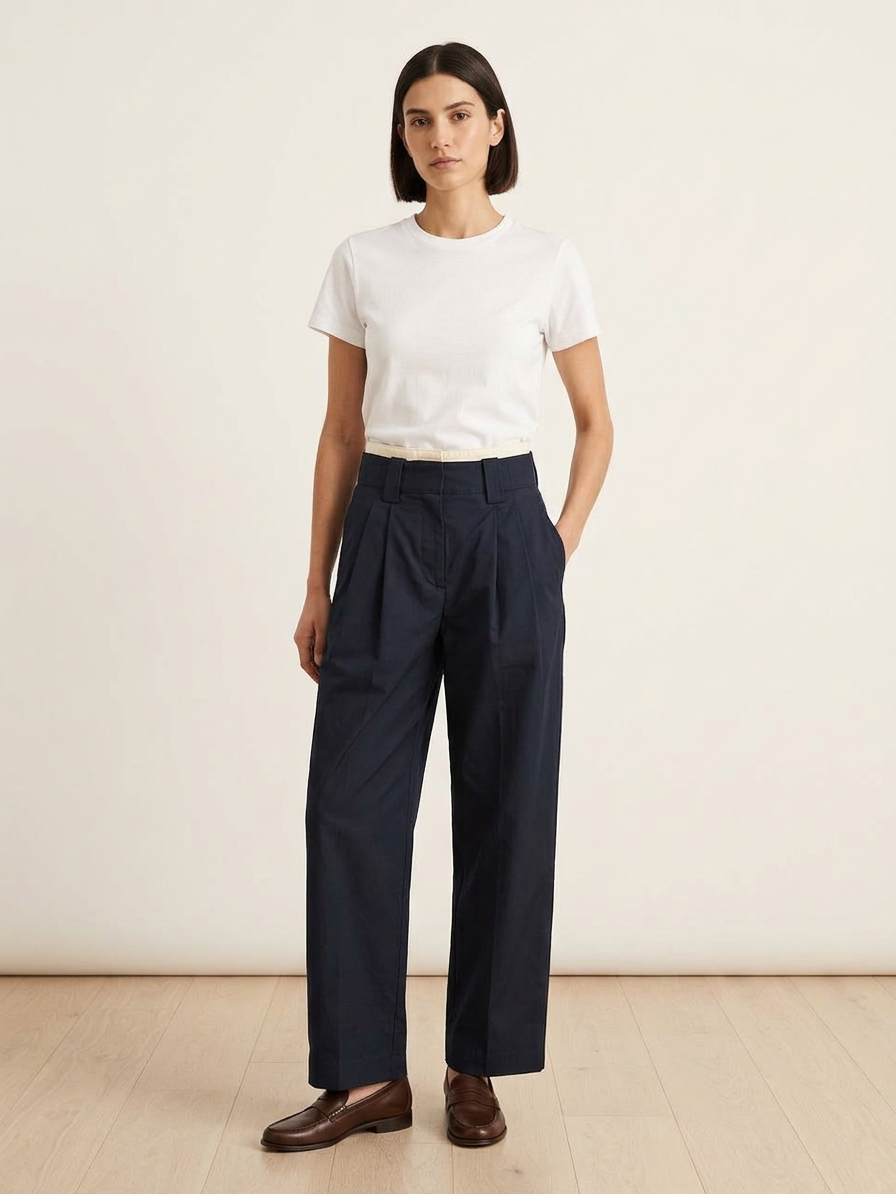 Navy Blue Boxer Peek-a-boo