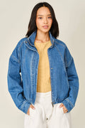 Denim Bomber Jacket