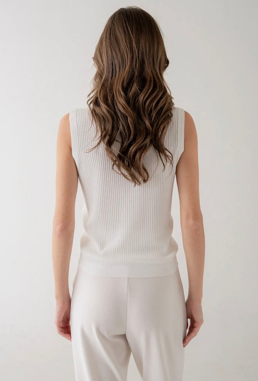 Luminous Knit Sleeveless Top