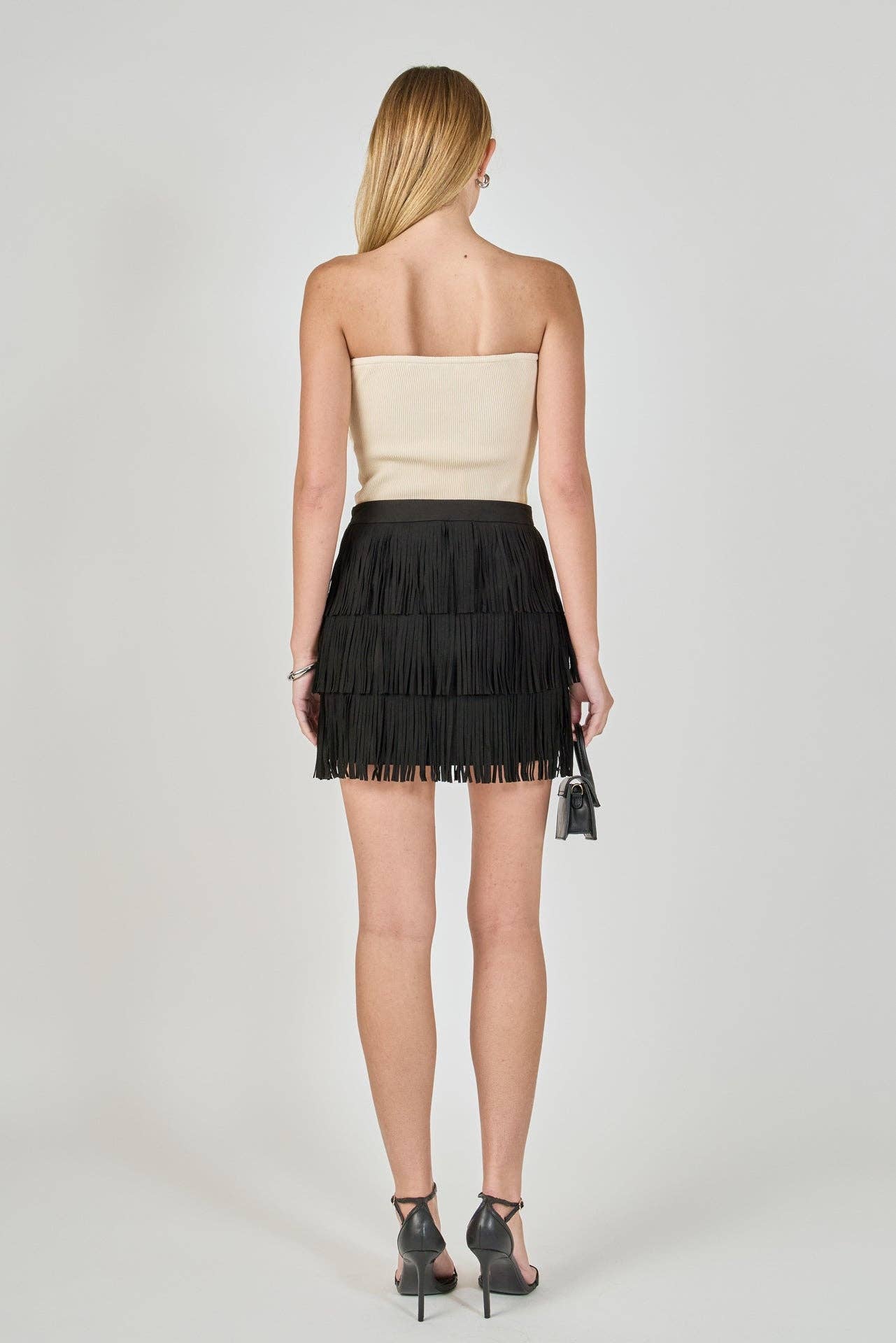 Ecru Knit Strapless