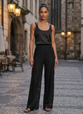 Wide Leg Lace Cargo Pants