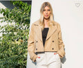 Trench Crop Water Resistant Lightweight Jacket