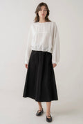 A-Line All Day Everyday Black Skirt