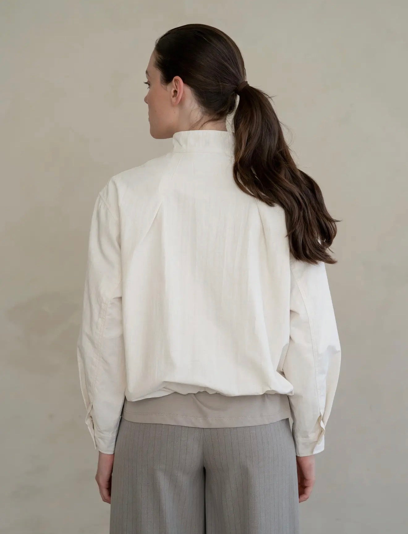 White Lightweight Summer Jacket