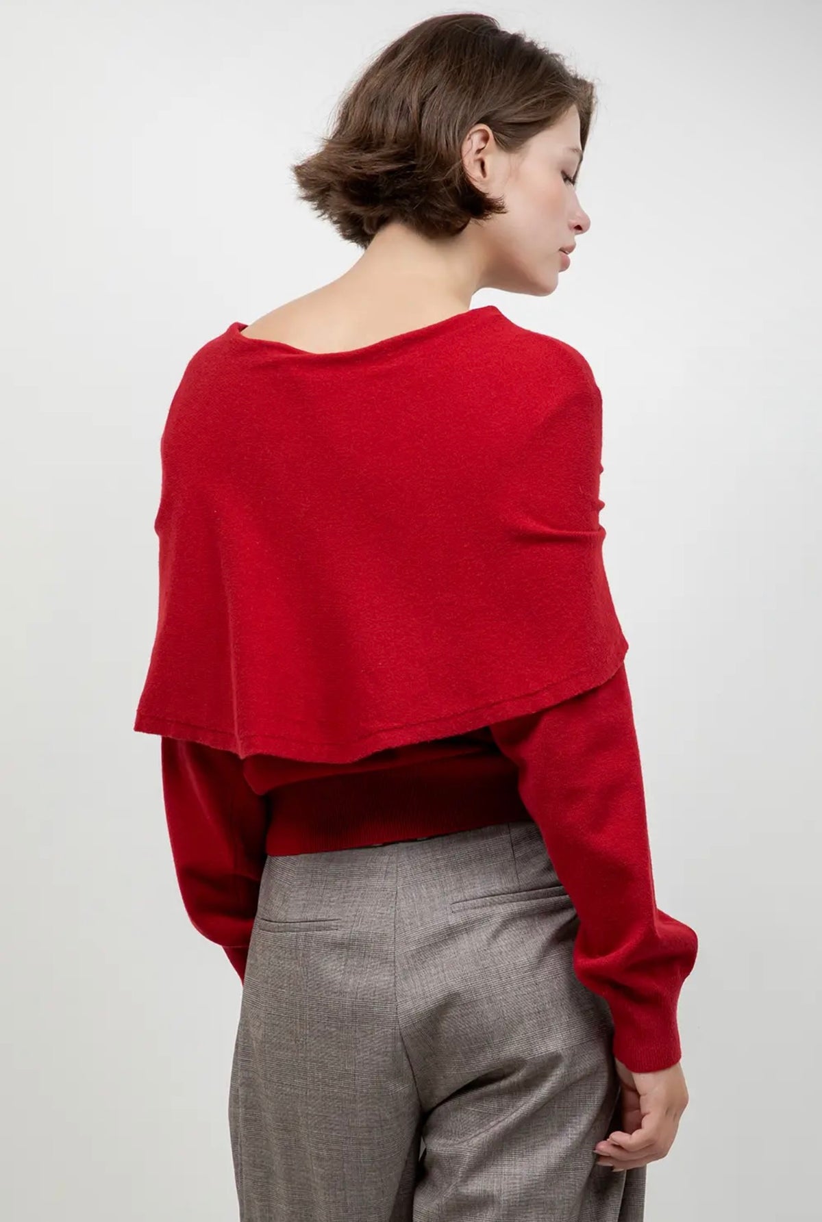 Red Sweater Wrap