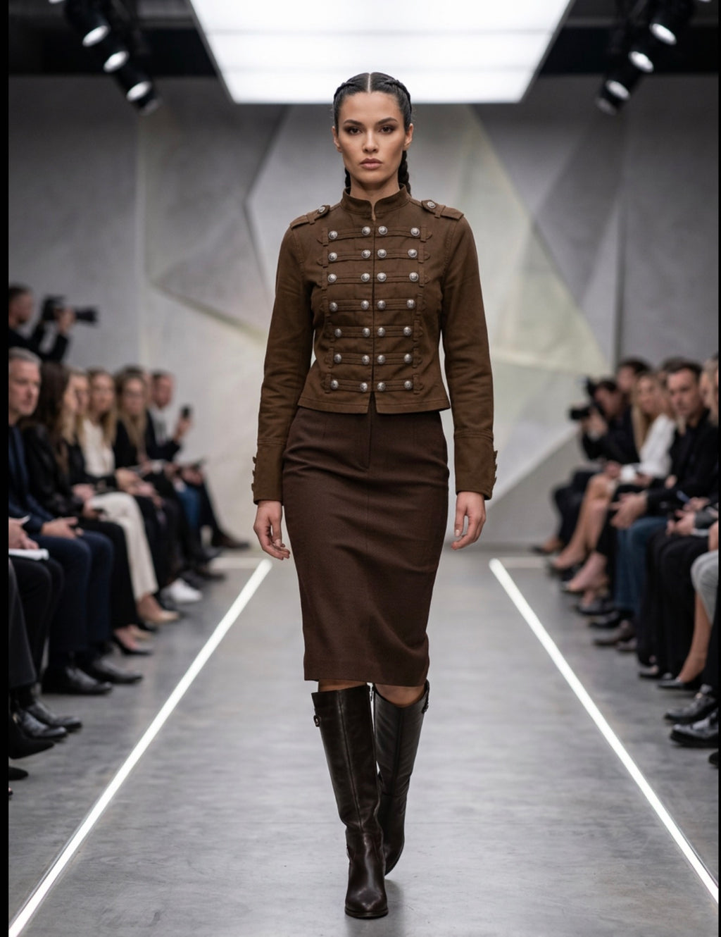 Brown Military Jacket