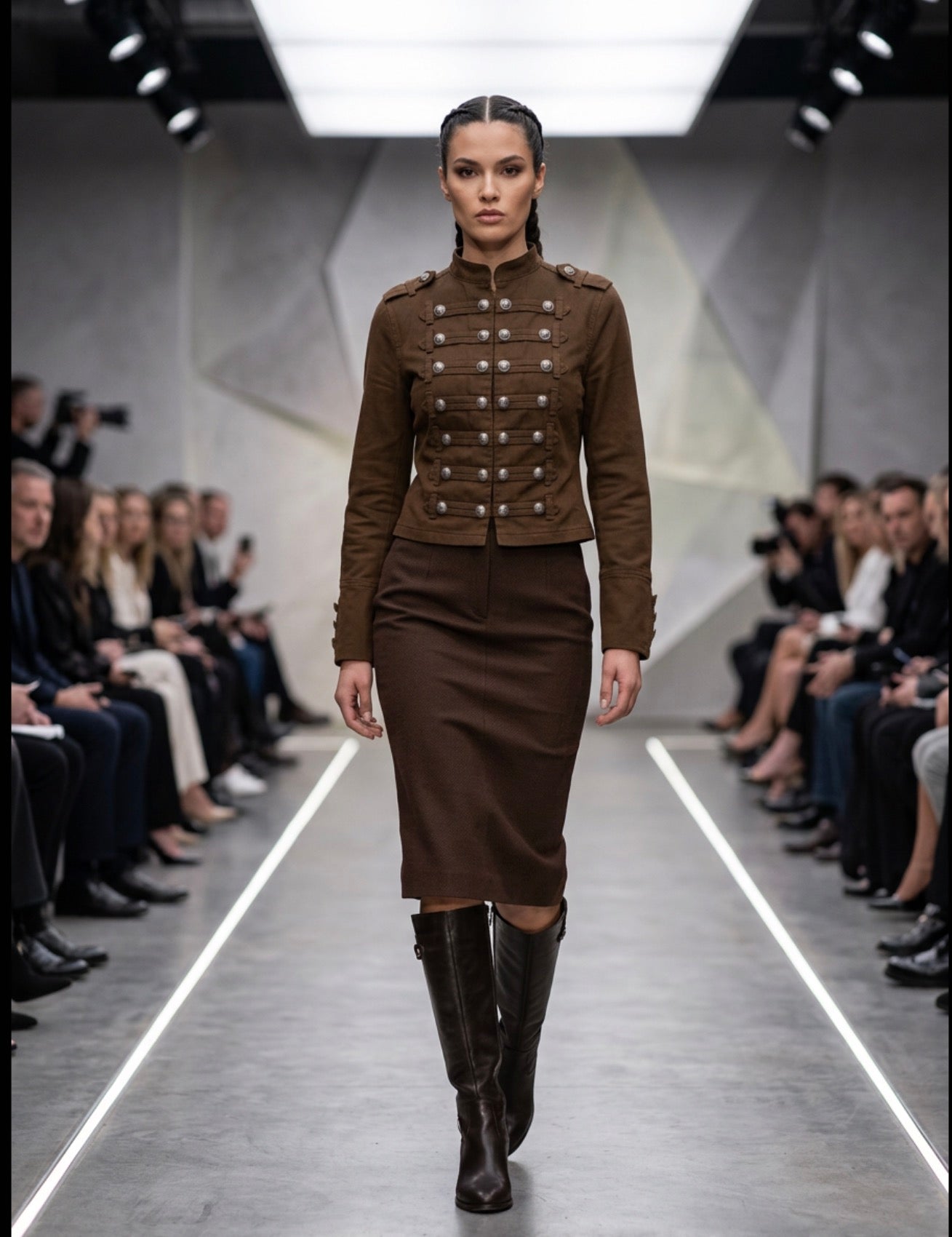 Brown Military Jacket