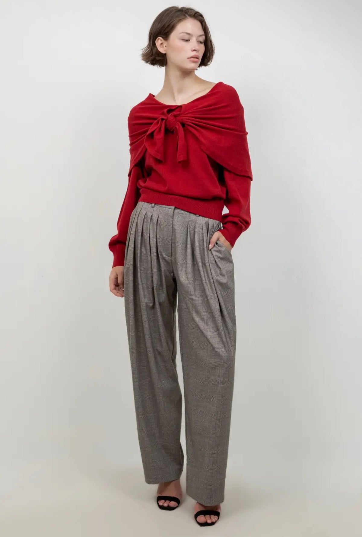 Red Sweater Wrap