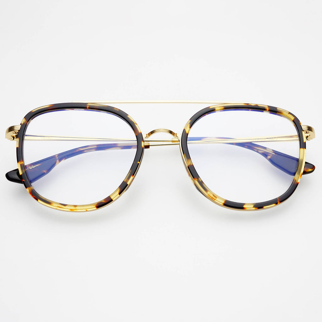 Weston Blue Light Readers Reading Glasses Unisex Eyeglasses : Yellow Tortoise / +1