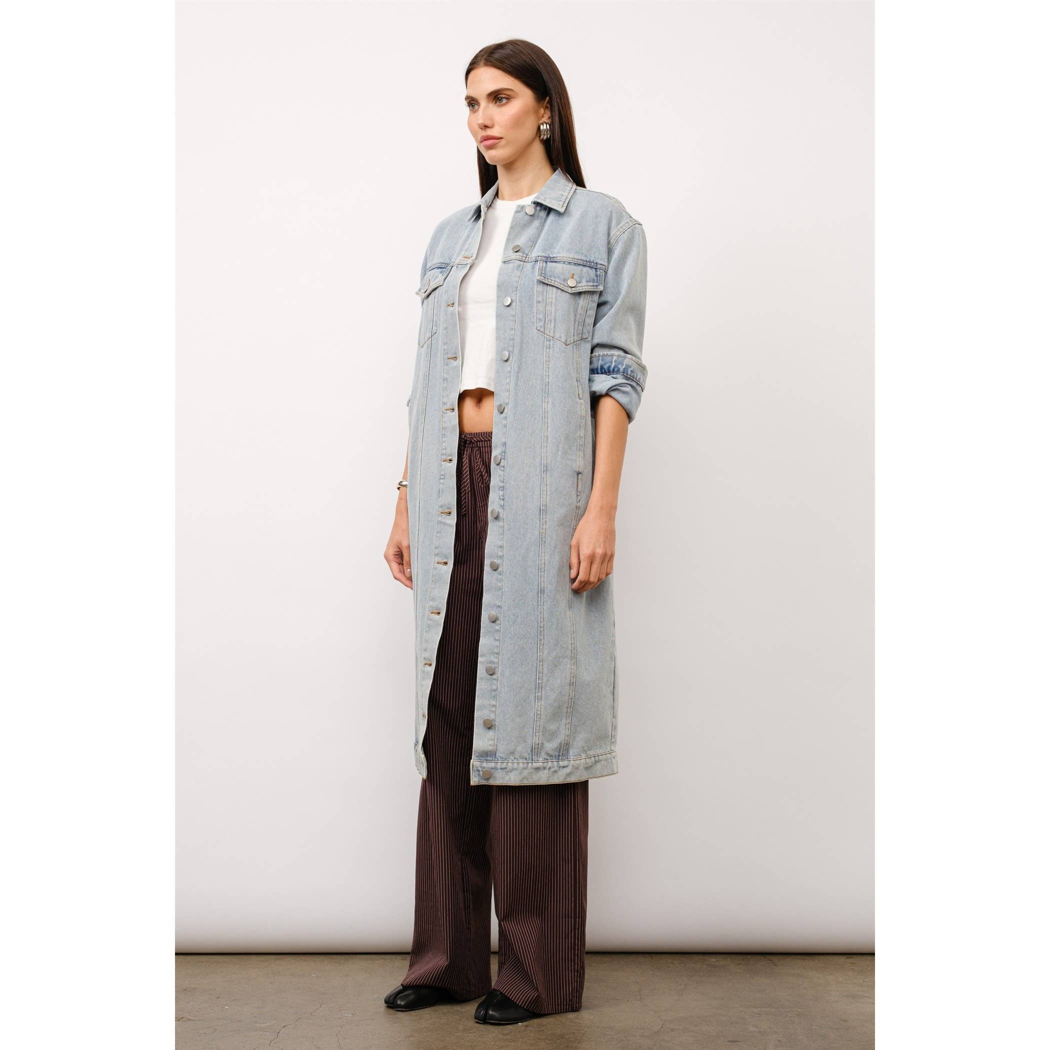 Jolene Longline Denim Jacket