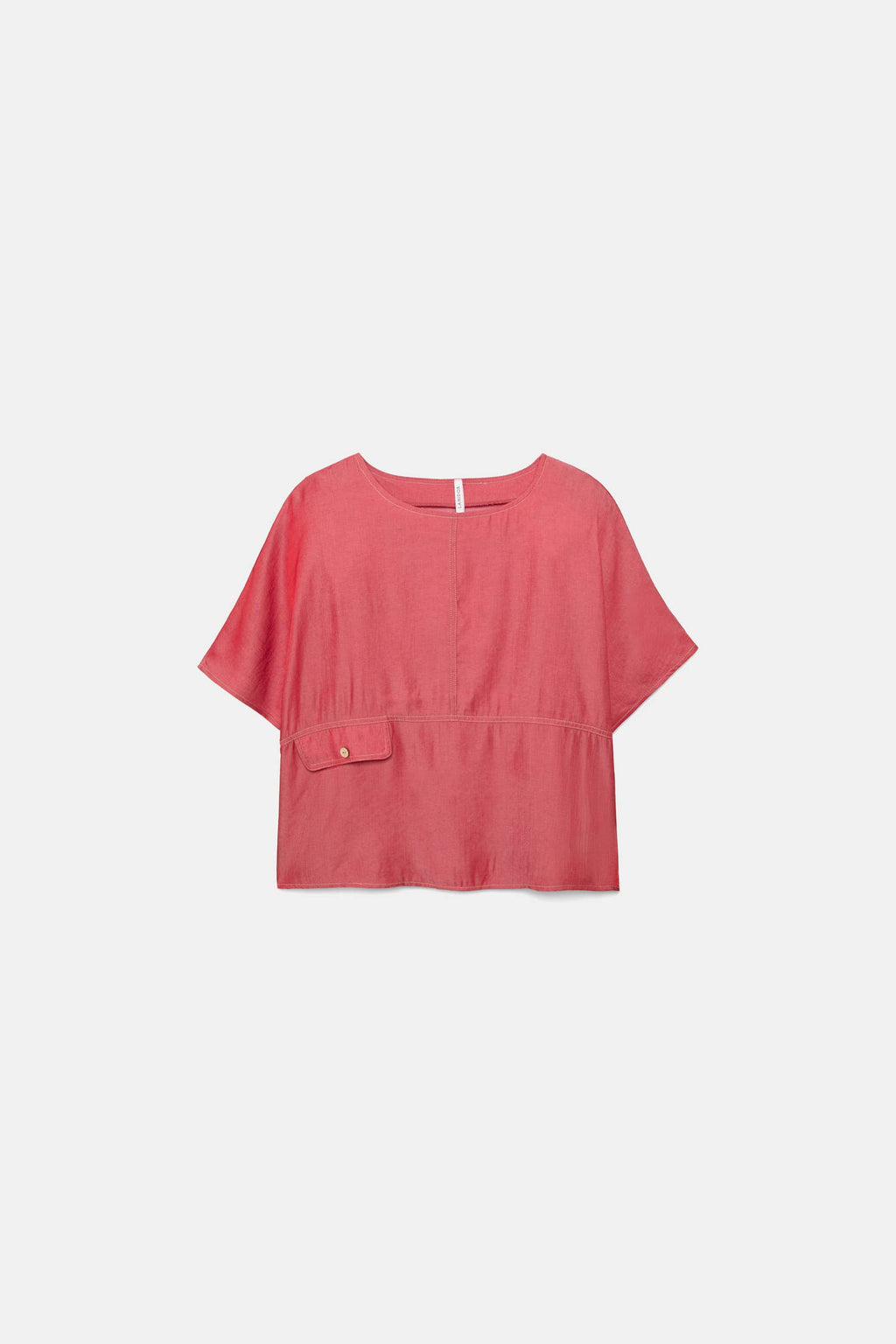 Cherry Red Blouse and Pant Set