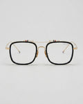 Mira Blue Light Glasses: Black/Gold