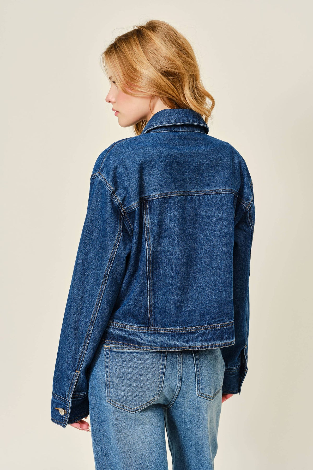 Removable Cape Denim Jacket
