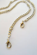 Metal Removable Chain For Small Clutch In Gold