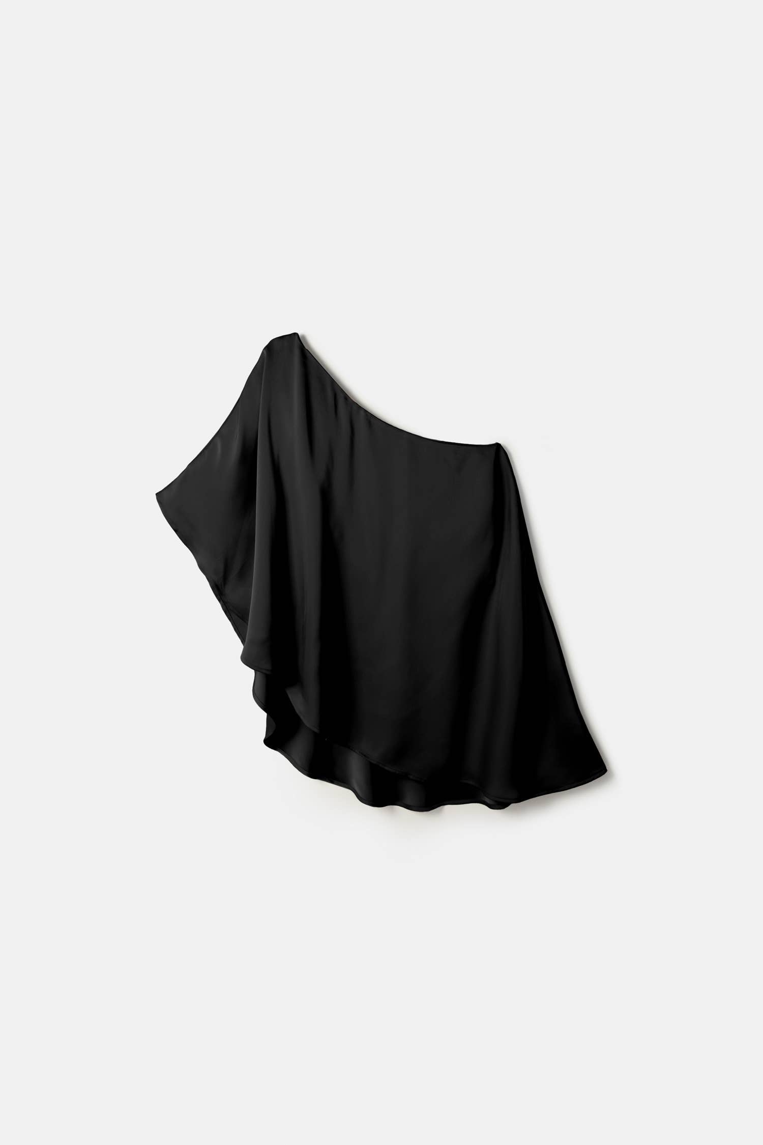 Asymmetric Satin Top
